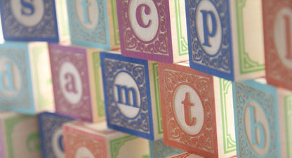Uncle Goose Classic Lowercase ABC Blocks - CLL28
