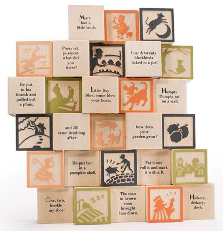 Uncle Goose Nursery Rhyme Blocks - NRY9