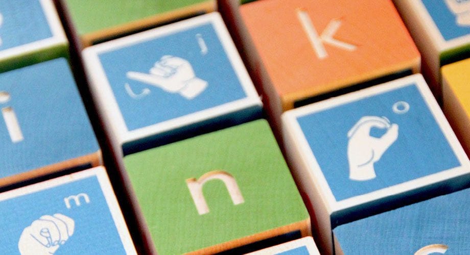 Uncle Goose Sign Language ABC Blocks - SGN28