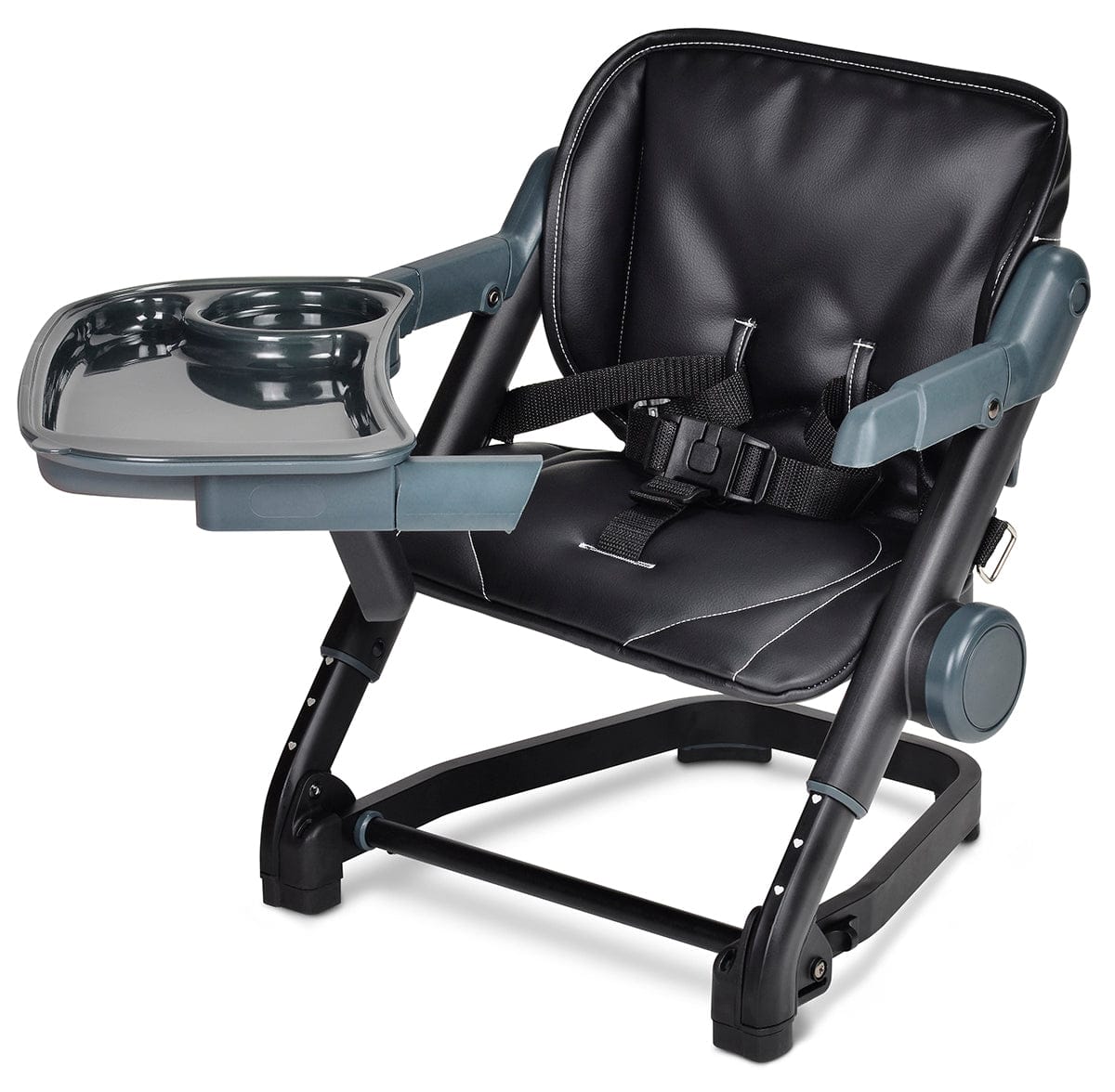 Unilove Feed Me 3-in-1 Dining Booster Chair - Bubble Black - uni-fmblack
