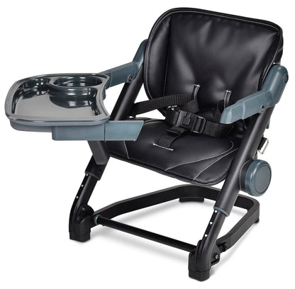 Unilove Feed Me 3-in-1 Dining Booster Chair - Bubble Black - uni-fmblack