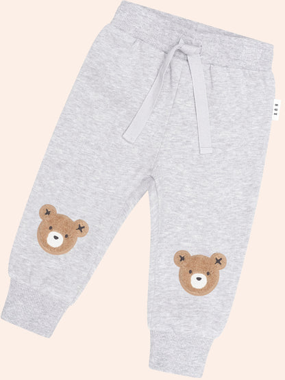 Huxbaby Furry Huxbear Sweatpant – Grey Marle, 12-18M