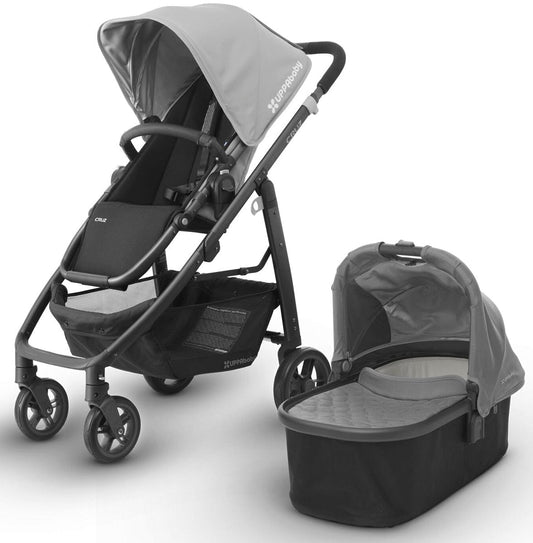 UPPAbaby 2017 CRUZ Stroller & Bassinet - Pascal (Grey/Carbon)