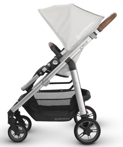 UPPAbaby 2018 / 2019 CRUZ Stroller - Loic (White/Silver/Saddle Leather)