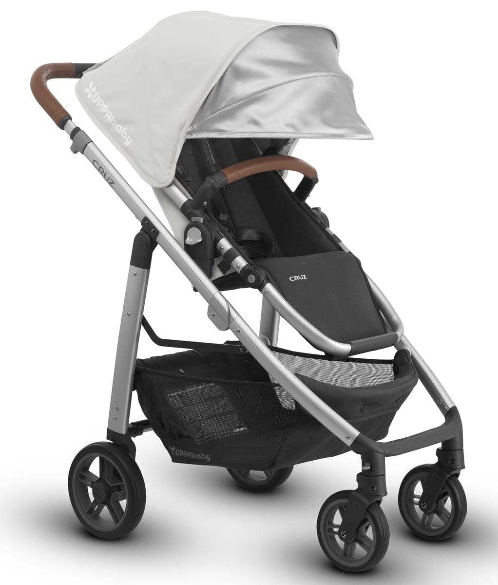 UPPAbaby 2018 / 2019 CRUZ Stroller - Loic (White/Silver/Saddle Leather)