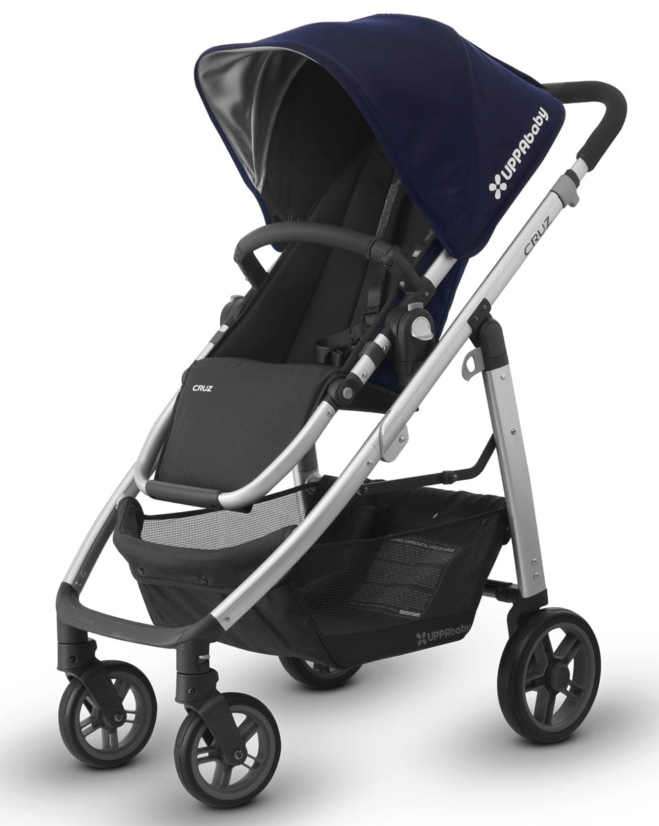 UPPAbaby 2017 CRUZ Stroller - Taylor (Indigo/Silver) - OPEN BOX RETURN - 0417-CRZ-US-TAY-OB