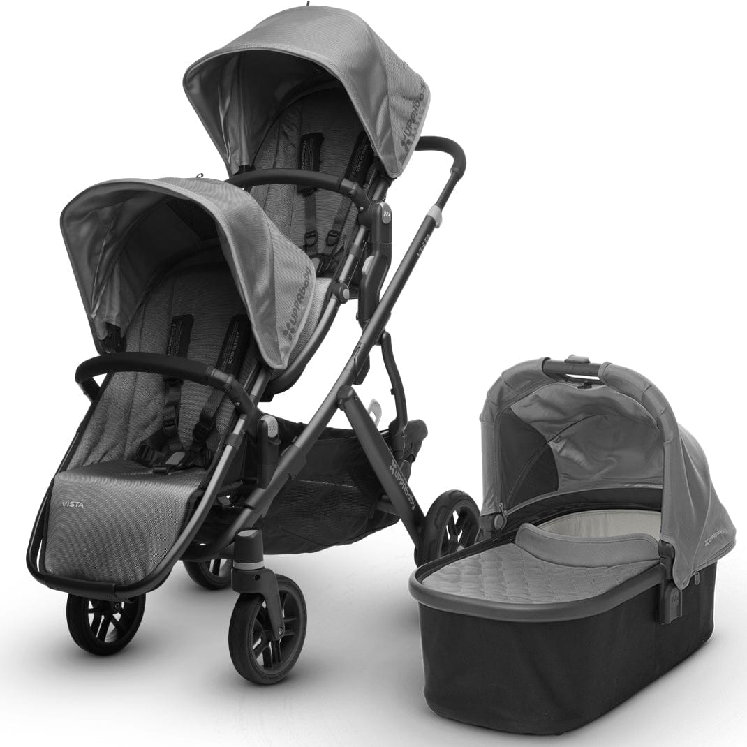 UPPAbaby 2017 Vista Double Stroller - Pascal (Grey/Carbon)