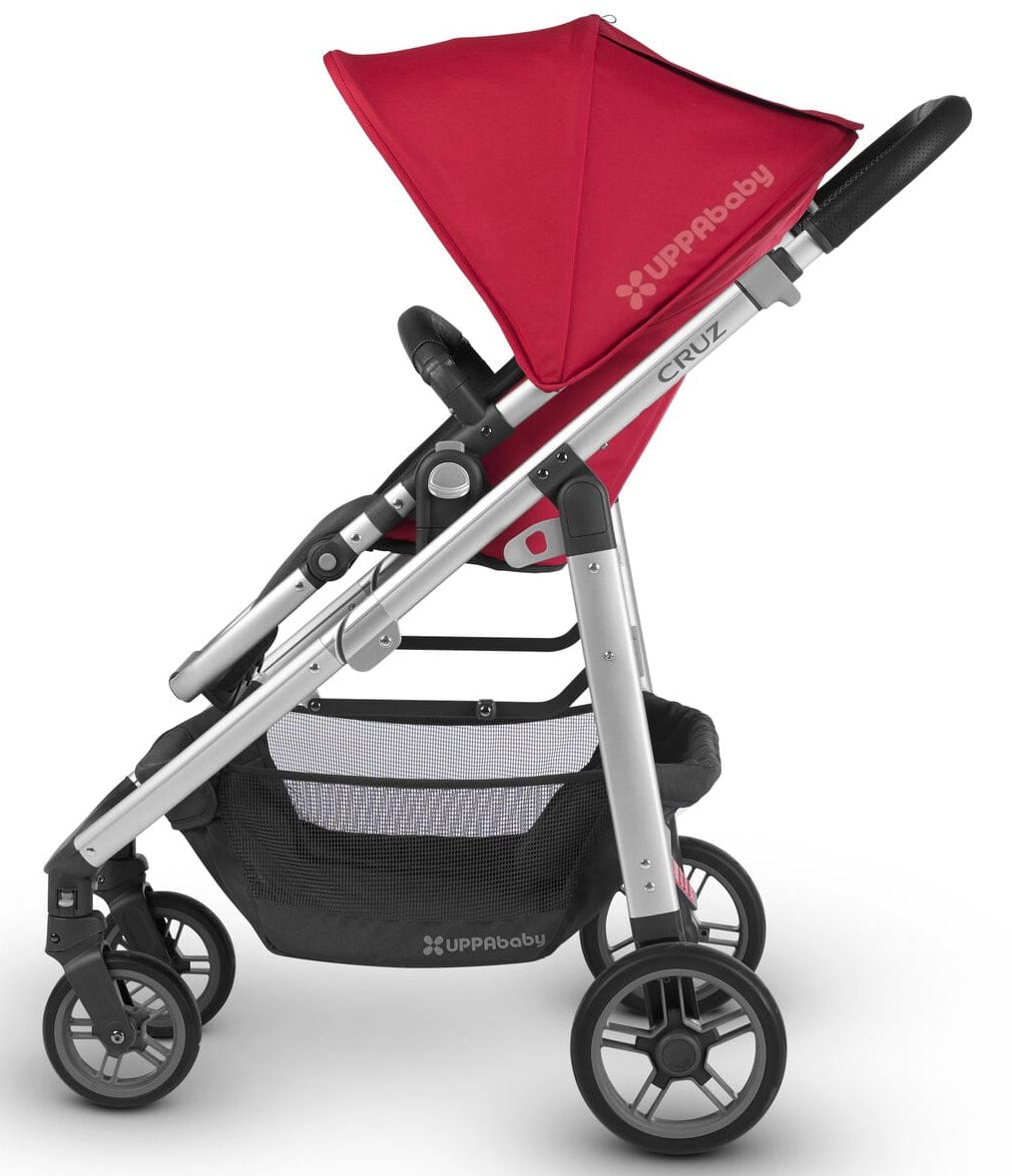 UPPAbaby 2018 Cruz Stroller - Denny (Red/Silver/Black Leather)