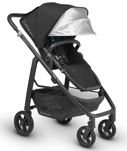 UPPAbaby 2018 Cruz Stroller - Jake (Black/Carbon/Black Leather) - 0417-CRZ-US-JKE-L