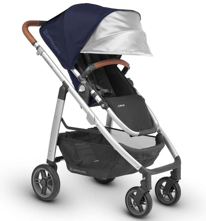 UPPAbaby 2018 Cruz Stroller - Taylor (Indigo/Silver/Saddle Leather) - OPEN BOX RETURN