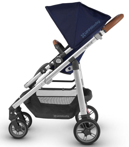 UPPAbaby 2018 Cruz Stroller - Taylor (Indigo/Silver/Saddle Leather) - OPEN BOX RETURN