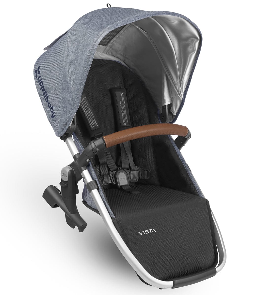 UPPAbaby 2018 / 2019 VISTA RumbleSeat - Gregory (Blue Melange/Silver/Saddle Leather)