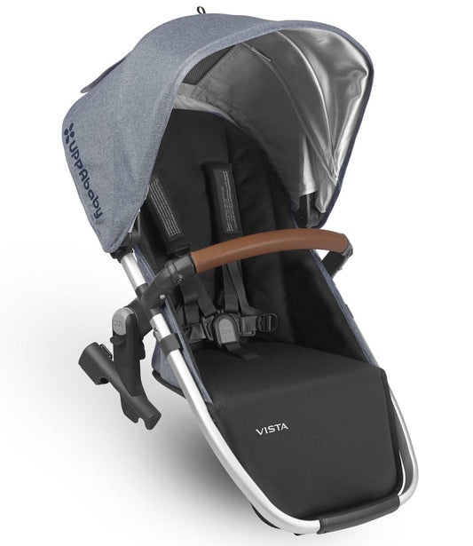UPPAbaby 2018 / 2019 VISTA RumbleSeat - Gregory (Blue Melange/Silver/Saddle Leather)