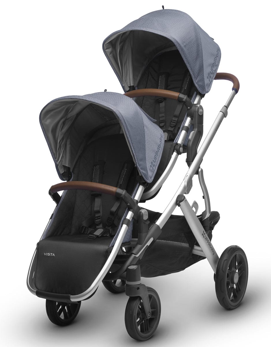 UPPAbaby 2018 / 2019 VISTA RumbleSeat - Henry (Blue Marl/Silver/Saddle Leather)