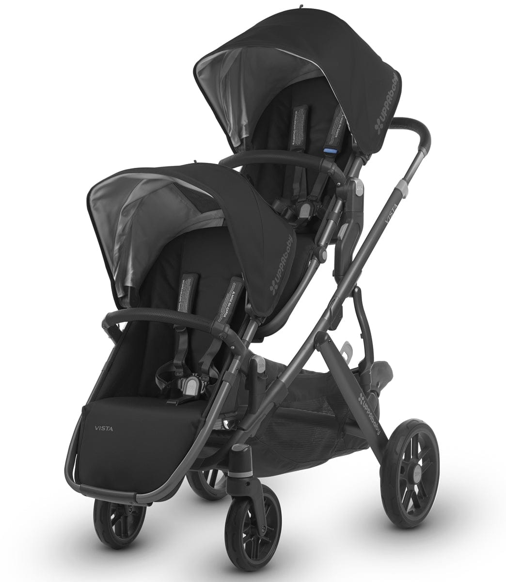 UPPAbaby 2018 / 2019 VISTA RumbleSeat - Jake (Black/Carbon/Black Leather)