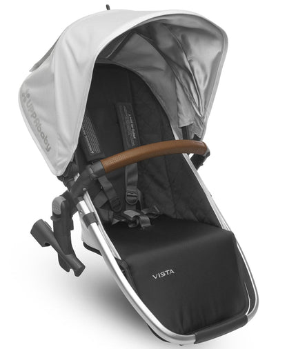 UPPAbaby 2018 / 2019 VISTA RumbleSeat - Loic (White/Silver/Saddle Leather)