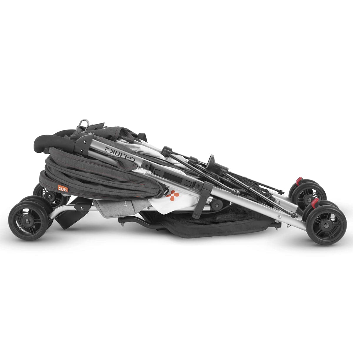 UPPAbaby G-LINK 2 Side by Side Double Stroller - Jordan (Charcoal Melange)