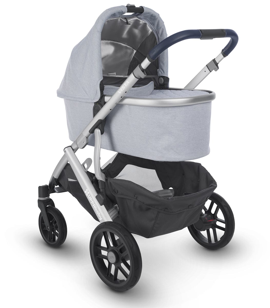UPPAbaby 2019 VISTA Stroller - William (Chambray Oxford/Silver/Navy Leather)