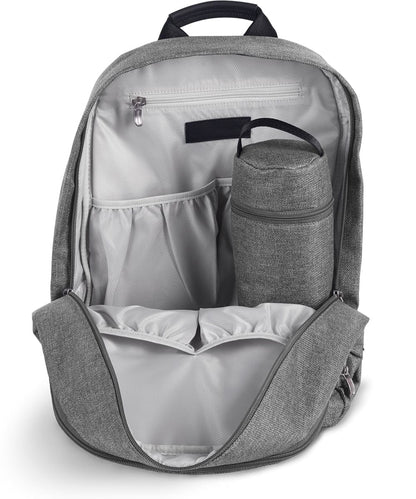 UPPAbaby 2020 Changing Backpack Diaper Bag - Hazel (Olive/Saddle Leather) - 0919-DPB-WW-HZL