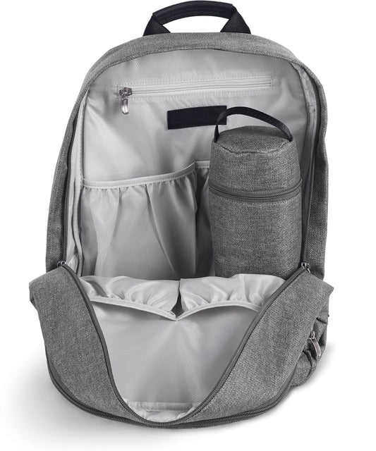 UPPAbaby 2020 Changing Backpack Diaper Bag - Hazel (Olive/Saddle Leather) - 0919-DPB-WW-HZL