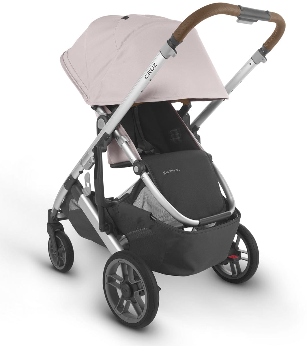 UPPAbaby Cruz V2 Stroller + Bassinet - Alice (Dusty Pink/Silver/Saddle Leather)