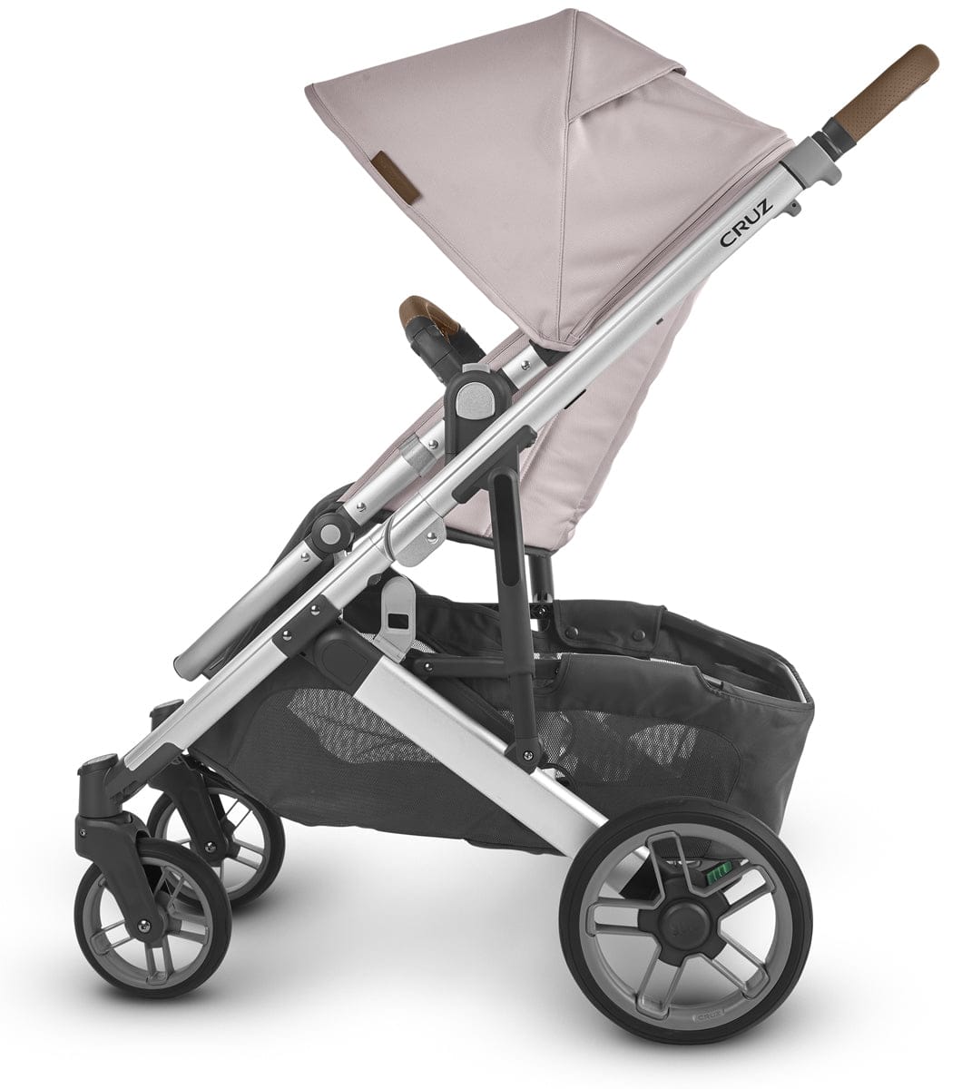 UPPAbaby Cruz V2 Stroller + Bassinet - Alice (Dusty Pink/Silver/Saddle Leather)