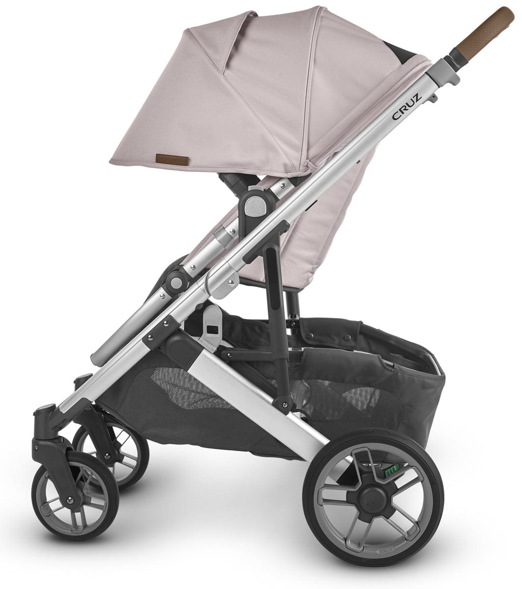 UPPAbaby Cruz V2 Stroller + Bassinet - Alice (Dusty Pink/Silver/Saddle Leather)