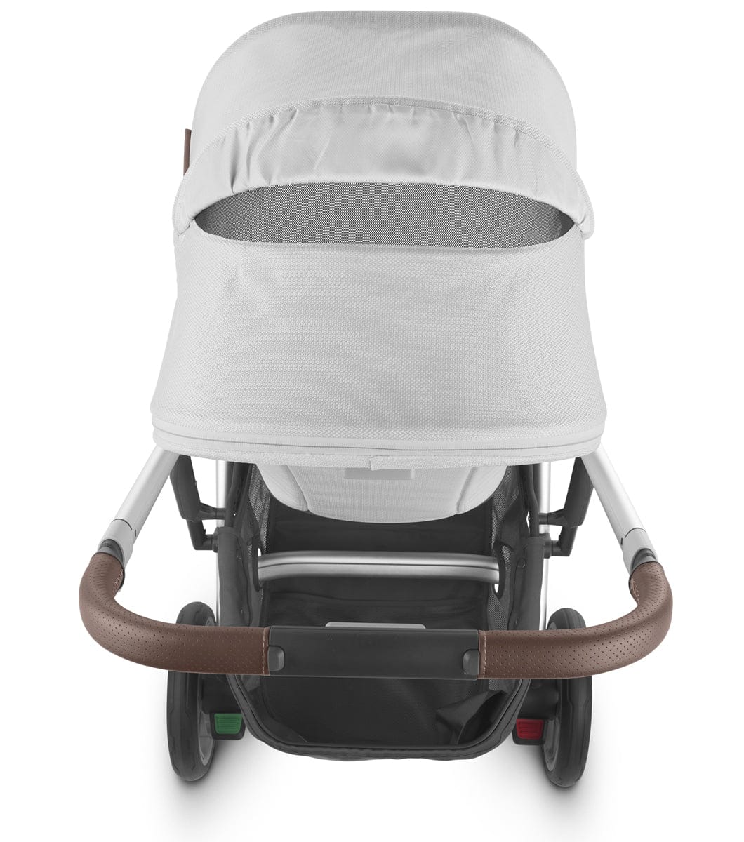 UPPAbaby Cruz V2 Stroller - Bryce (White Marl/Silver/Chestnut Leather)