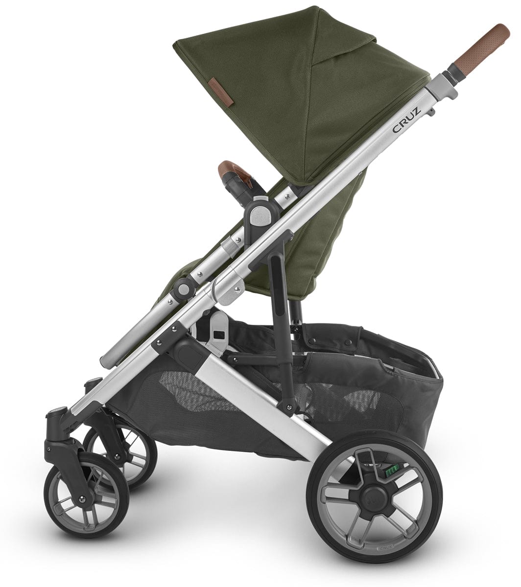 UPPAbaby Cruz V2 Stroller - Hazel (Olive/Silver/Saddle Leather)
