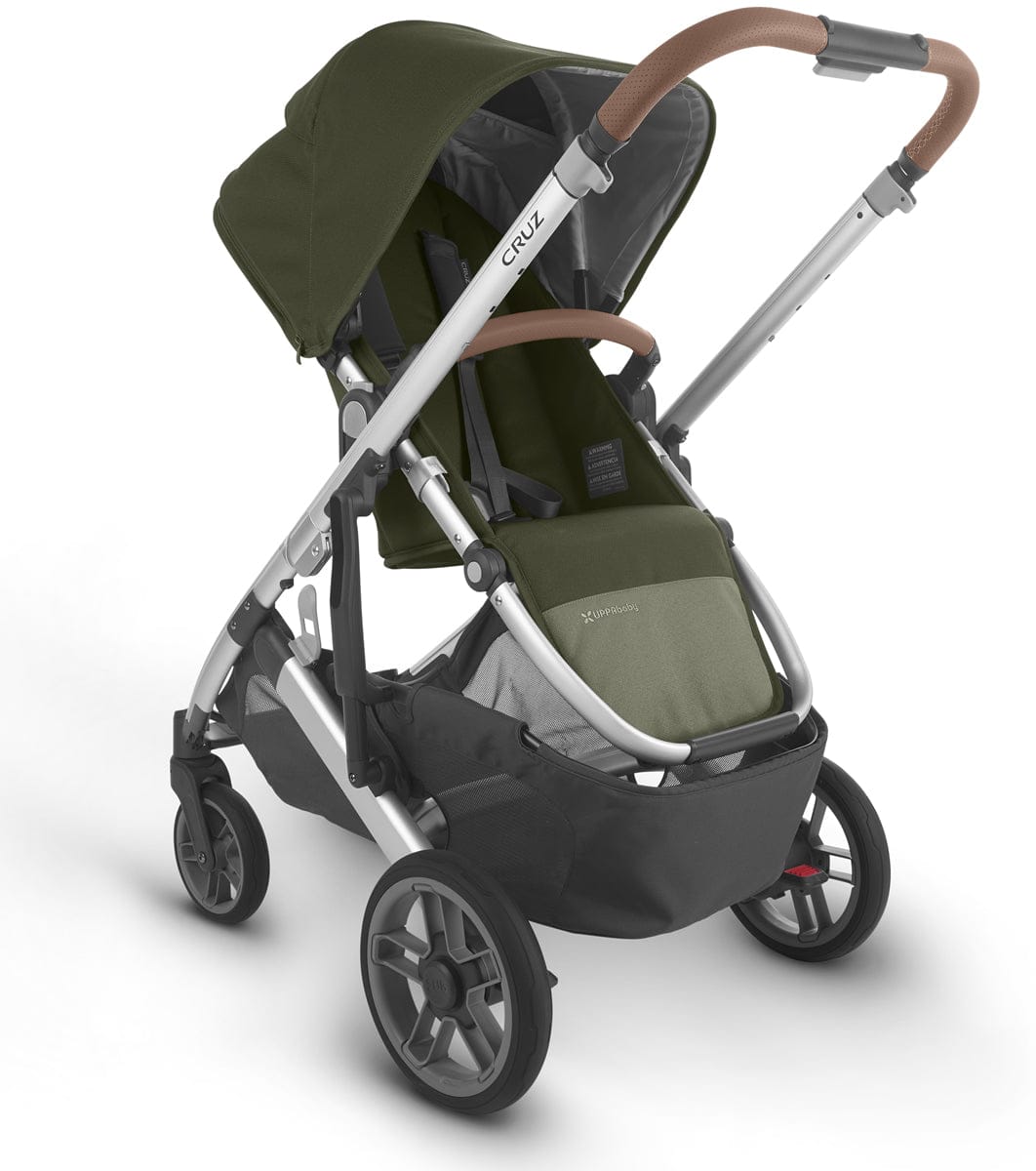 UPPAbaby Cruz V2 Stroller - Hazel (Olive/Silver/Saddle Leather)