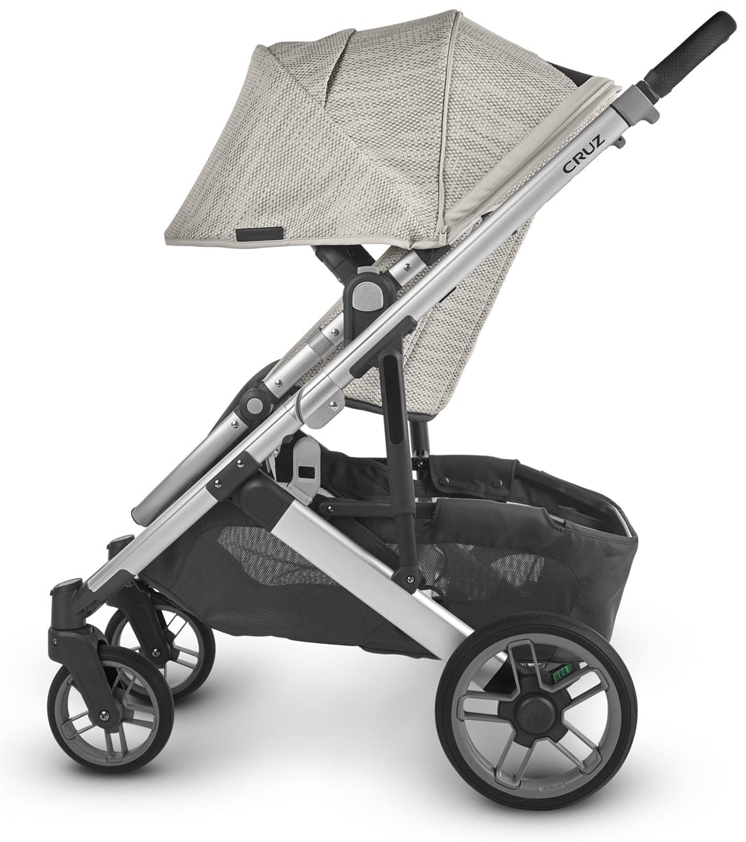 UPPAbaby Cruz V2 Stroller - Sierra (Dune Knit/Silver/Black Leather)