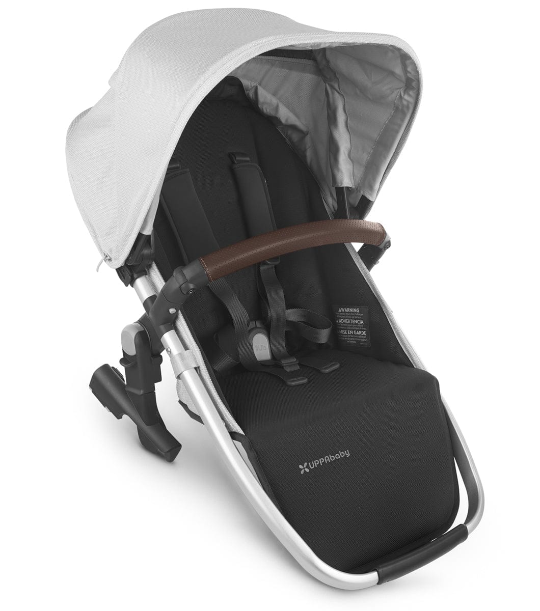 UPPAbaby Rumbleseat V2 - Bryce (White Marl/Silver/Chestnut Leather)
