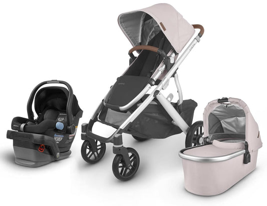 UPPAbaby VISTA V2 + MESA Travel System Bundle - Alice (Dusty Pink/Silver/Saddle Leather)