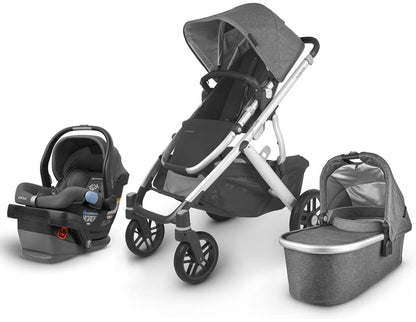 UPPAbaby VISTA V2 + MESA Travel System Bundle - Jordan (Charcoal Melange)