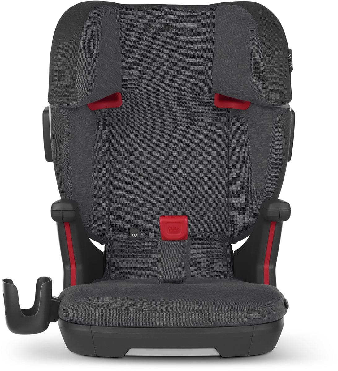 UPPAbaby Alta V2 Belt Positioning Booster Car Seat - Greyson (Charcoal Melange) - 1302-ALT-US-GRY
