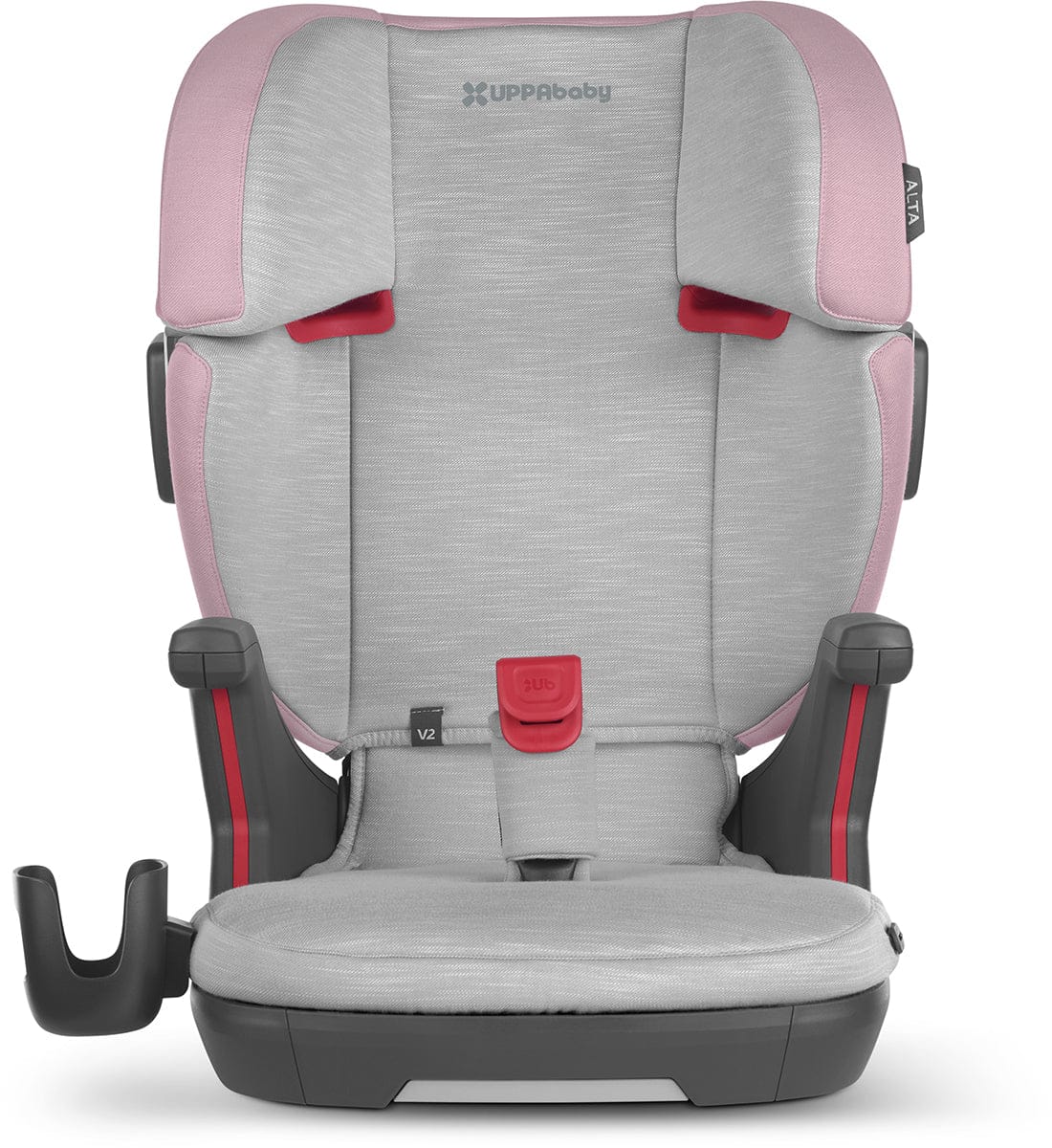 UPPAbaby Alta V2 Belt Positioning Booster Car Seat - Iris (Grey Melange / Lavender) - 1302-ALT-US-IRS