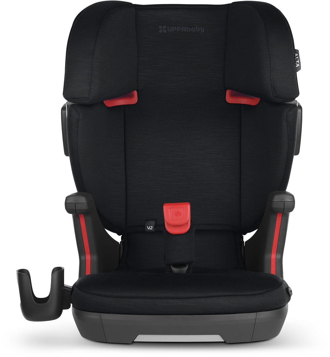 UPPAbaby Alta V2 Belt Positioning Booster Car Seat - Jake (Black Melange) - 1302-ALT-US-JKE