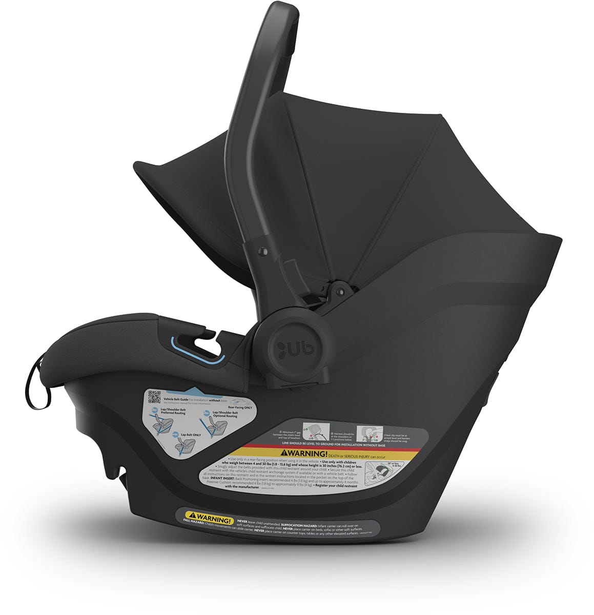 UPPAbaby Aria Lightweight Infant Car Seat - Jake (Charcoal) - 1001-ARI-US-JKE