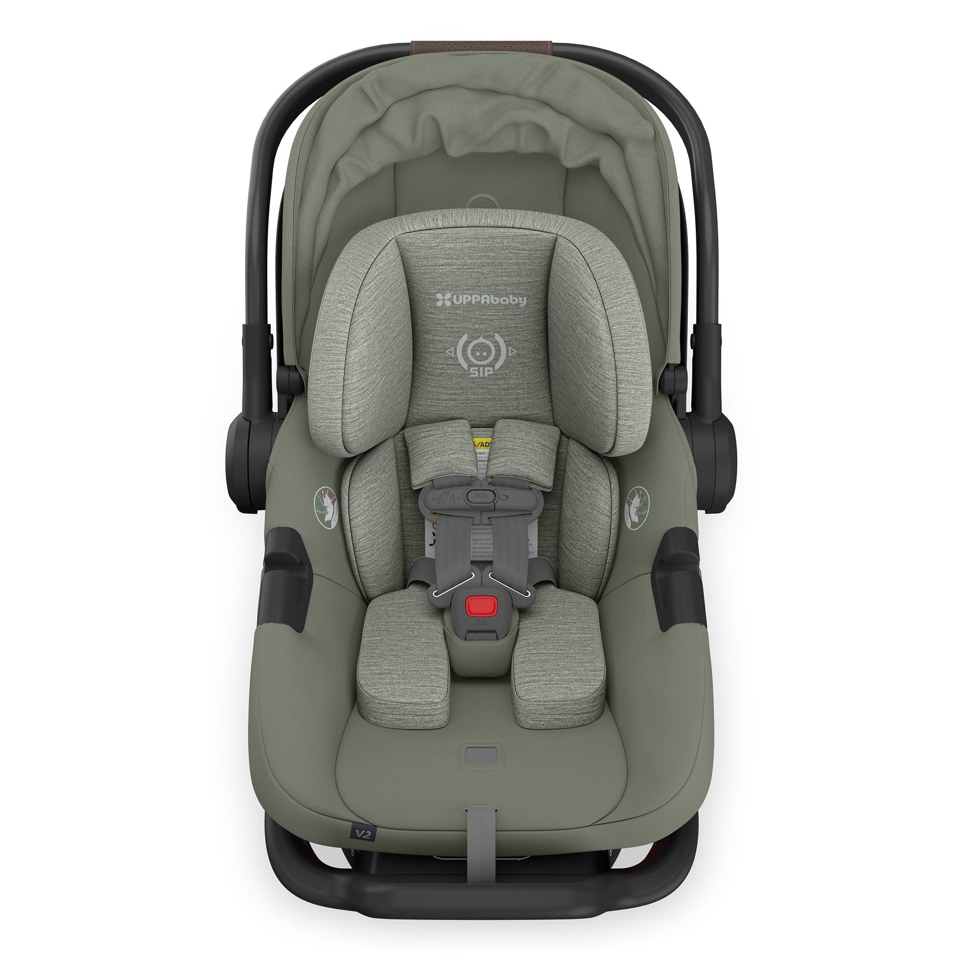 UPPAbaby Aria V2 Lightweight Infant Car Seat - Evelyn (Meadow Green) - 1002-ARI-US-EVE