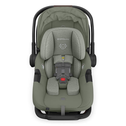 UPPAbaby Aria V2 Lightweight Infant Car Seat - Evelyn (Meadow Green) - 1002-ARI-US-EVE