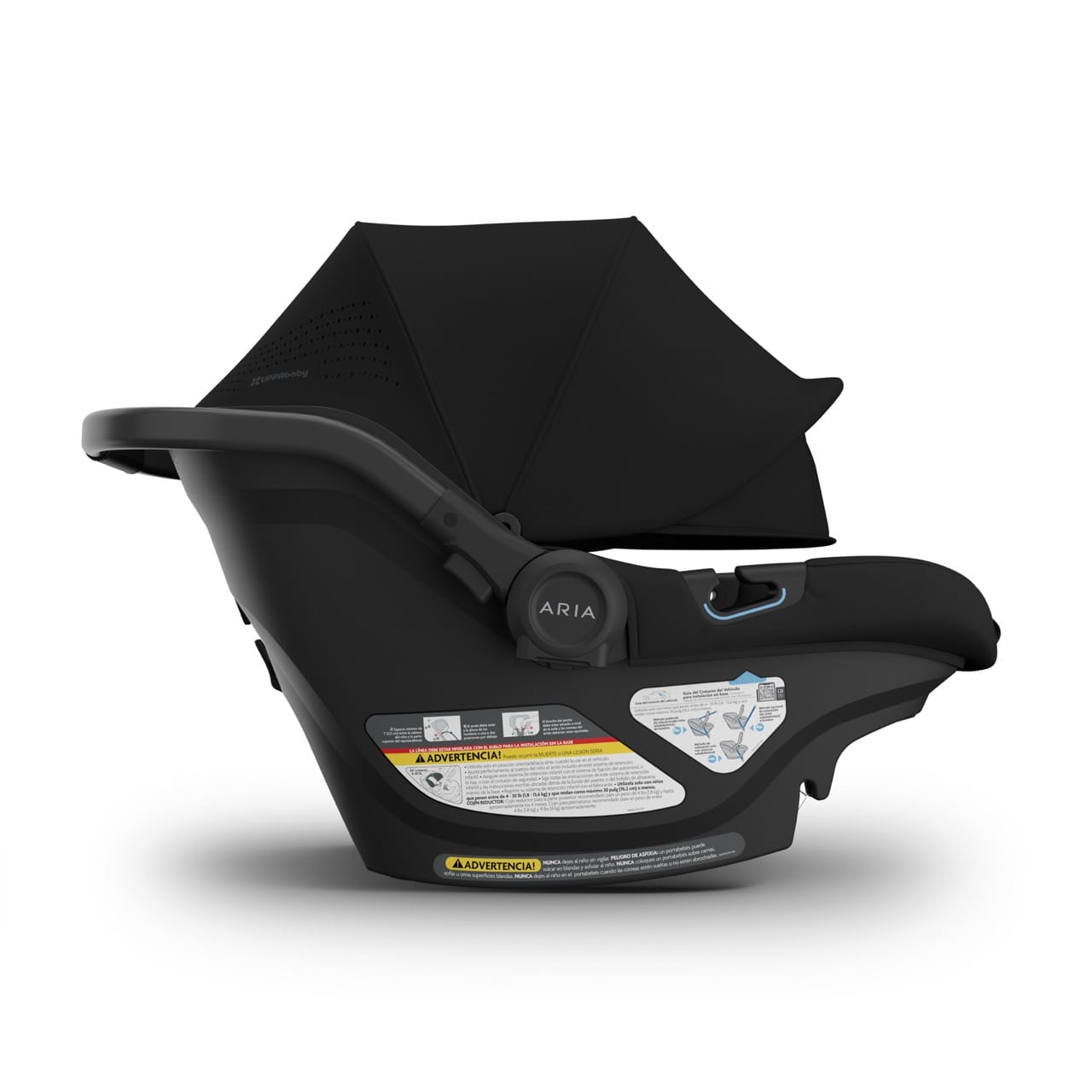 UPPAbaby Aria V2 Lightweight Infant Car Seat - James (Black) - 1002-ARI-US-JMS