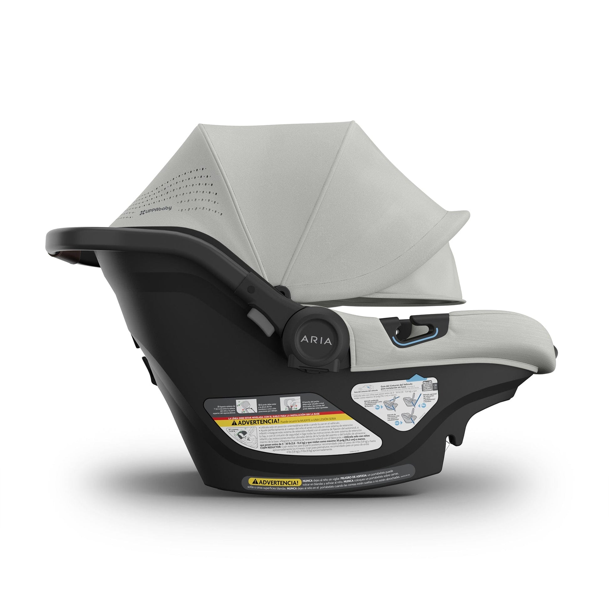 UPPAbaby Aria V2 Lightweight Infant Car Seat - Savannah (Pearl Gray Melange) - 1002-ARI-US-SAV