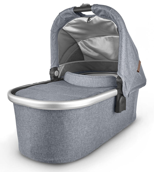 UPPAbaby Bassinet - Gregory (Blue Melange/Silver/Saddle Leather) - 0920-BAS-NA-GRG