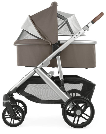 UPPAbaby Bassinet - Theo (Dark Taupe / Silver) - 0920-BAS-NA-THO