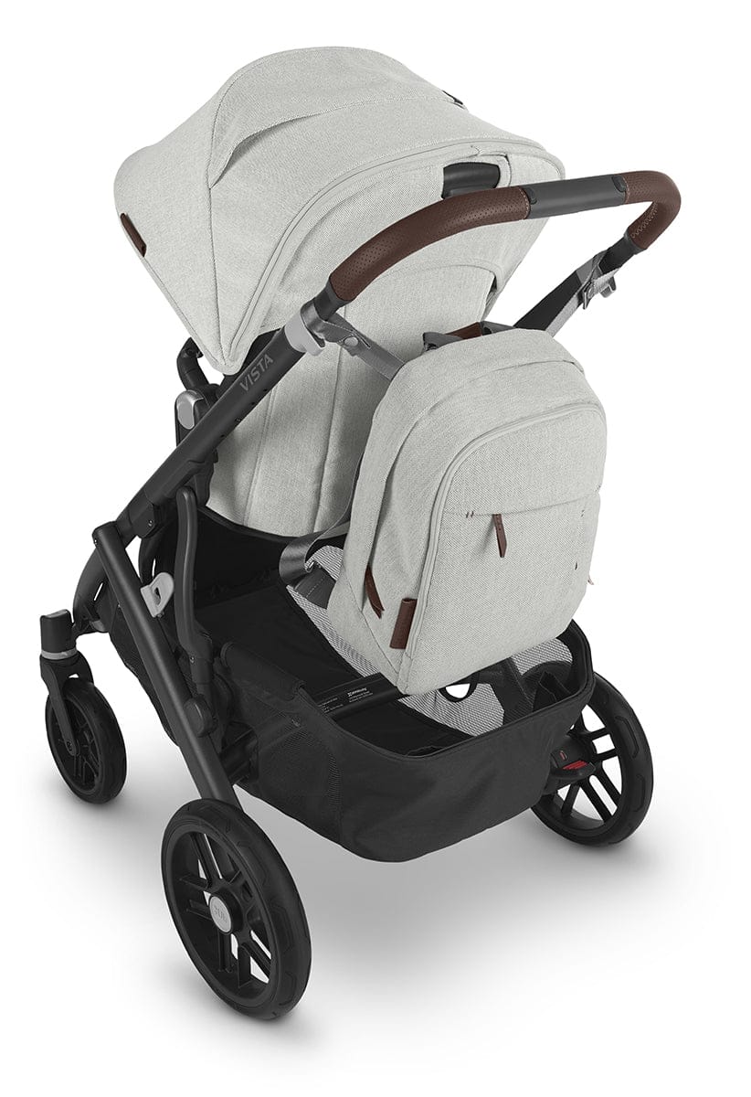UPPAbaby Changing Backpack - Anthony (White and Grey Chenille / Chestnut Leather) - 0919-DPB-WW-ATH