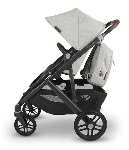 UPPAbaby Changing Backpack - Anthony (White and Grey Chenille / Chestnut Leather) - 0919-DPB-WW-ATH