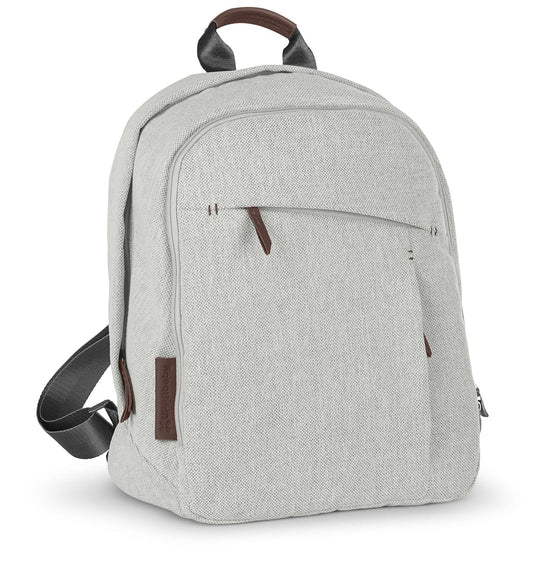 UPPAbaby Changing Backpack - Anthony (White and Grey Chenille / Chestnut Leather) - 0919-DPB-WW-ATH