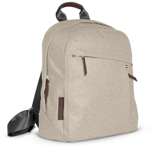 UPPAbaby Changing Backpack - Declan (Oat Melange/Chestnut Leather) - 0919-DPB-WW-DCL
