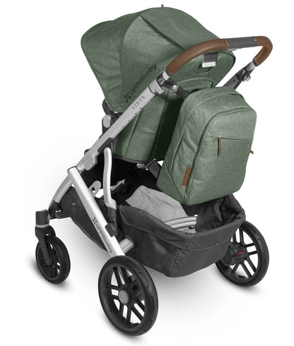 UPPAbaby Changing Backpack Diaper Bag - Emmett/Gwen ? Green Mélange - 0919-DPB-WW-EMT