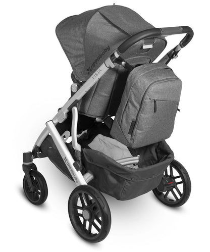 UPPAbaby Changing Backpack Diaper Bag - Jordan (Charcoal Melange) - 0919-dpb-ww-jor